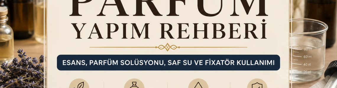 Esans, Parfüm Solüsyonu, Saf Su ve Fixatör Kullanımı