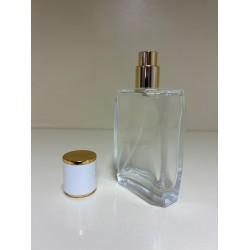 Kesik Şişe Set 50 ml Beyaz Polo Gold Kapak