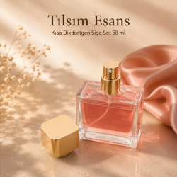 Kısa Dikdörtgen Şişe Set 50 ml - KDKDRTG50