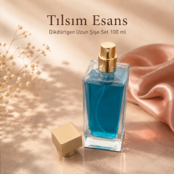 Uzun Dikdörtgen Şişe Set 100 ml - UZNDK100